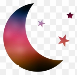 Crescent Moon Stars Png Clipart Download Pngimagespics - And Art Transparent Background