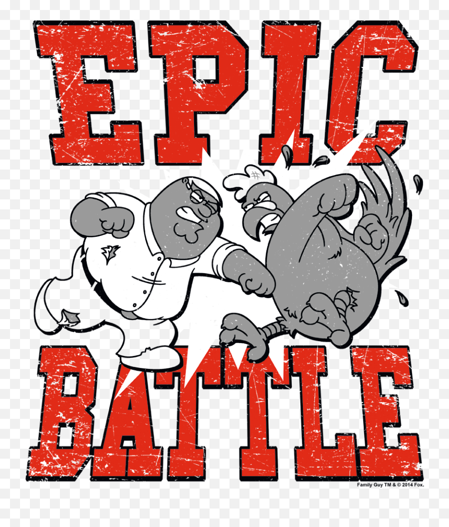 Download Family Guy Epic Battle Youth T Shirt - Full Size Family Guy Epic Battle Png,Family Guy Logo Png