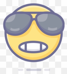Cool Emoji Emoticon Face Smiley - Gambar Emoji Keren Png,Smiley Emoji Png