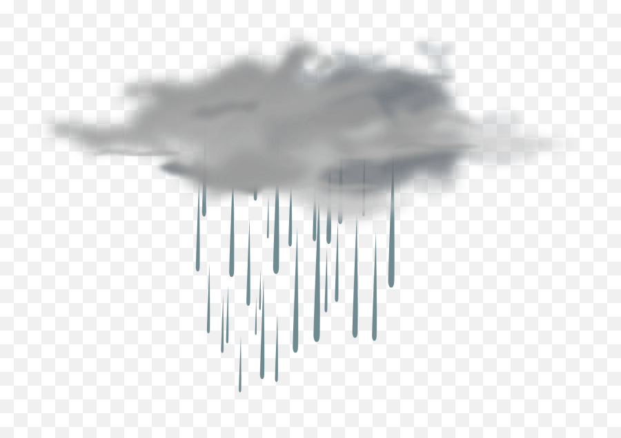 Weather Icon - Showers Clipart Free Download Transparent Dark Cloud Raining Png,Overcast Weather Icon