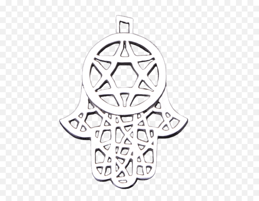Pendant U201chamsa With Ornament And Stars Of Davidu201d Is Made Silver Png Disturbed Icon
