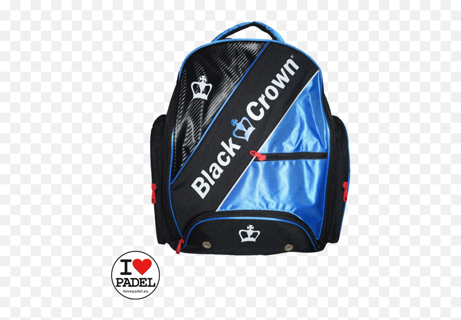 Backpack Blue Of Black Crown For Padel Rackets - Black Crown Padel Backpack Png,Black Crown Png