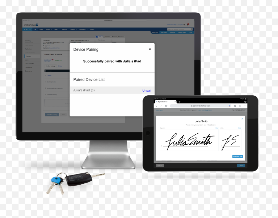 Dealertrack Fu0026i Assisted Remote Signing - Technology Applications Png,Bank Of America Icon Png
