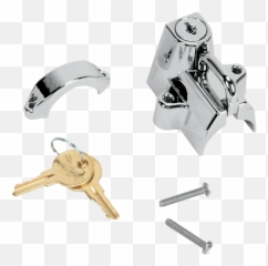 Kuryakyn 4220 Motorcycle 78 1 14 Chrome Frame Helmet Lock Harley Davidson Ebay - png