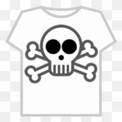 Cartoon Skull Transparent Background - Roblox Simple Skull Clipart Png,Doge Transparent Background