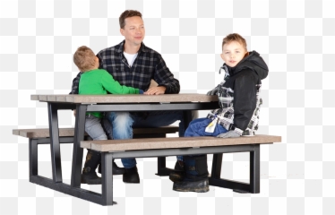 Png Rutherford Child Sized Picnic Table - Outdoor Furniture Elevation Png,Picnic Table Png