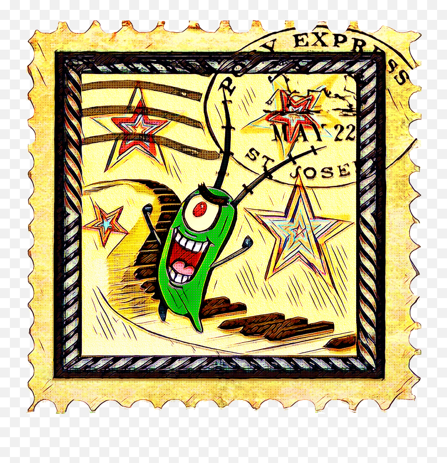 Plankton Spongebob Krabby Patty Mr - Ida B Wells Stamp Png,Plankton Png