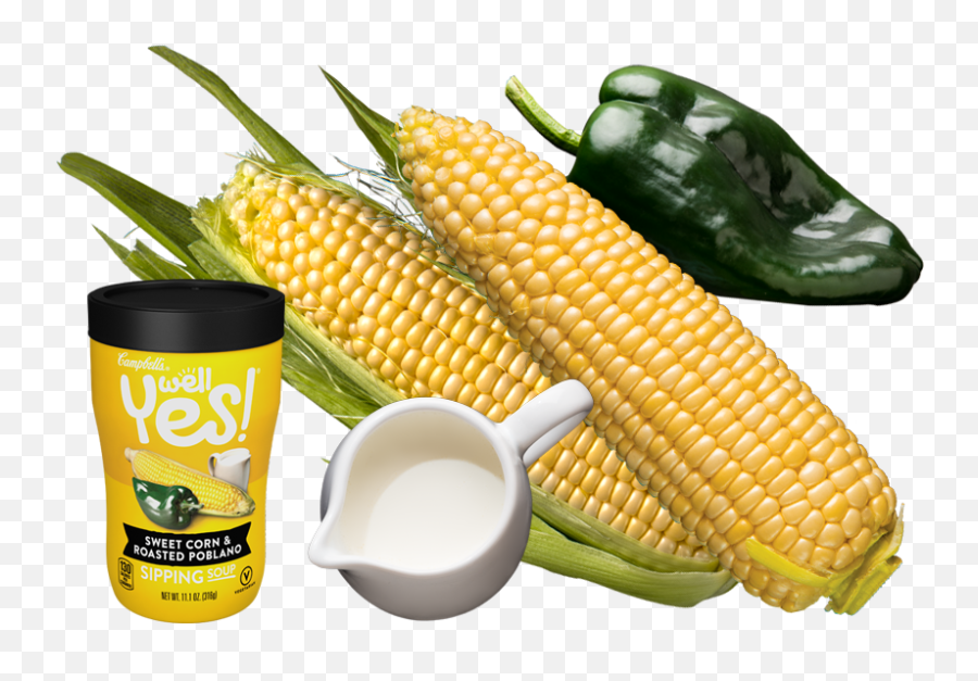 Sweet Corn U0026 Roasted Poblano Sipping Soup - Well Yes Png,Corn Transparent