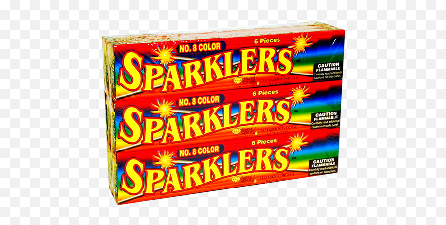 Novelties Sparklers Color 12 Boxes Of 6 Pcs - Sparkler Png,Sparklers Png