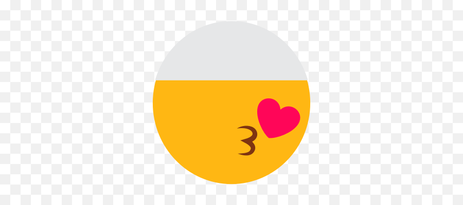 Emoji Face Heart Islam Kiss Love - Circle Png,Kiss Emoji Png