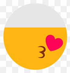 Emoji Face Heart Islam Kiss Love - Circle Png,Kiss Emoji Png