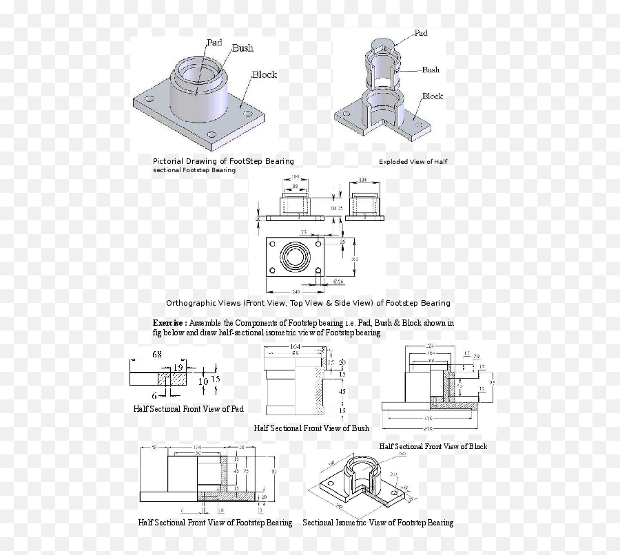 Doc Pictorial Drawing Of Foot Step Bearing Aprie Fekon - Diagram Png,Footstep Png