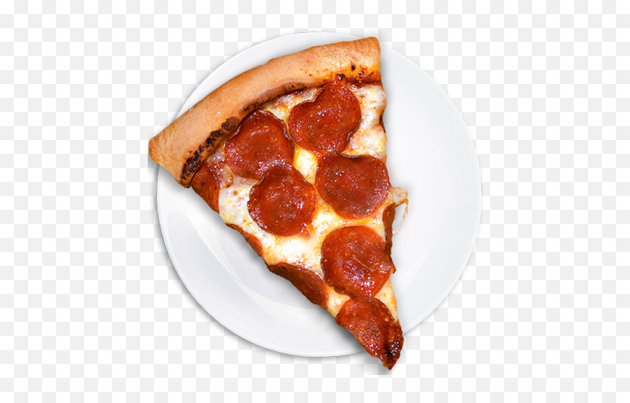 Pizza Slice Png Background Image - Pizza In Plate Transparent Png,Pizza Slice Png