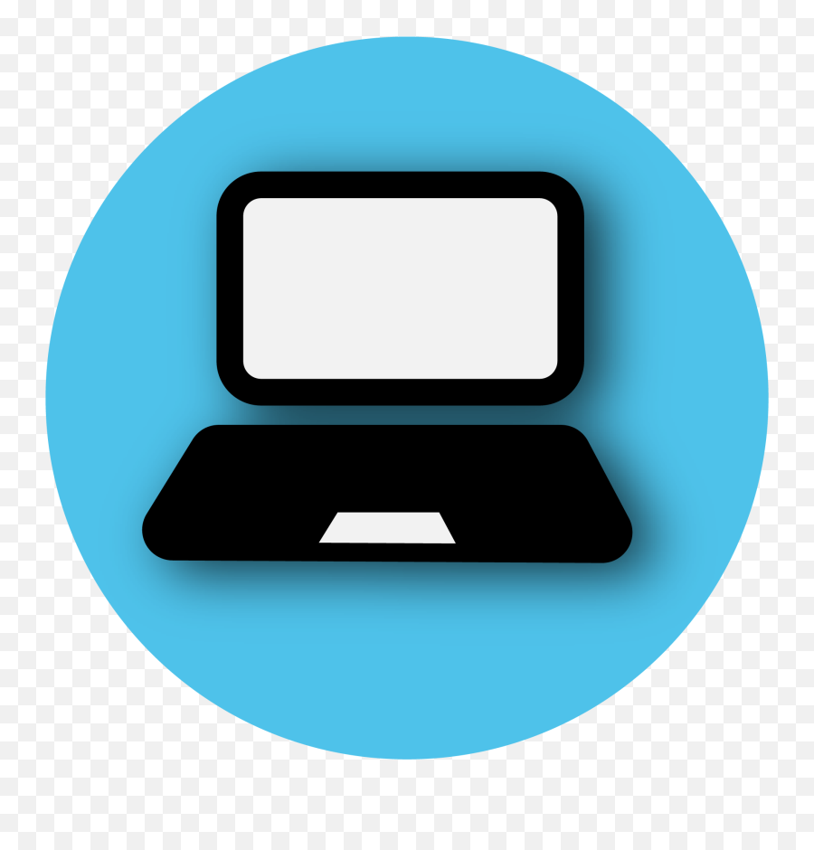 Laptop Symbol Png Image - Purepng Free Transparent Cc0 Png Laptop Logo Png Blue,Laptop Transparent Background