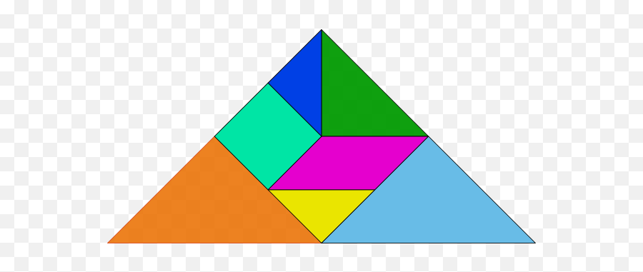 Tangram Clip Art - Vector Clip Art Online Figuras Con Tangram Triangulo Png,Triangulo Png