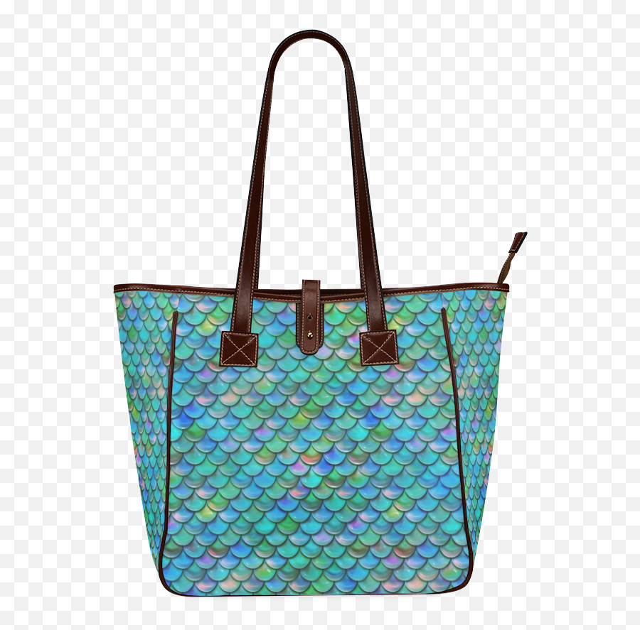 Mermaid Scales Classic Tote Bag Model 1644 Id D85486 - Shoulder Bag Png,Mermaid Scales Png