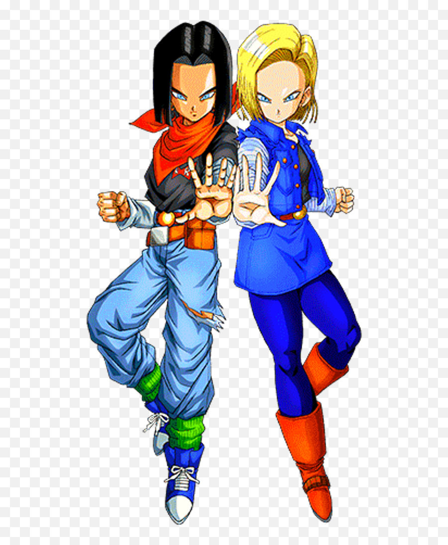 Dragon Ball Z Goku Warriors - Dragon Ball Z Android 17 Png,Android 18 Png