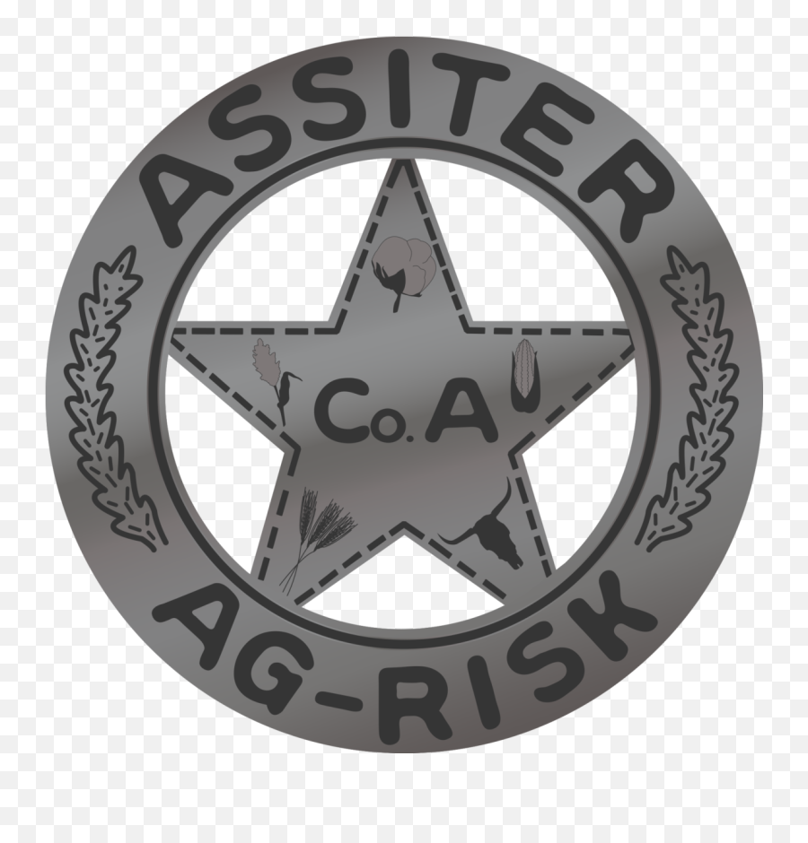 Cinco Peso U201ctexas Rangeru201d Protection Assiter Ag Risk - Badge Png,Texas Star Png