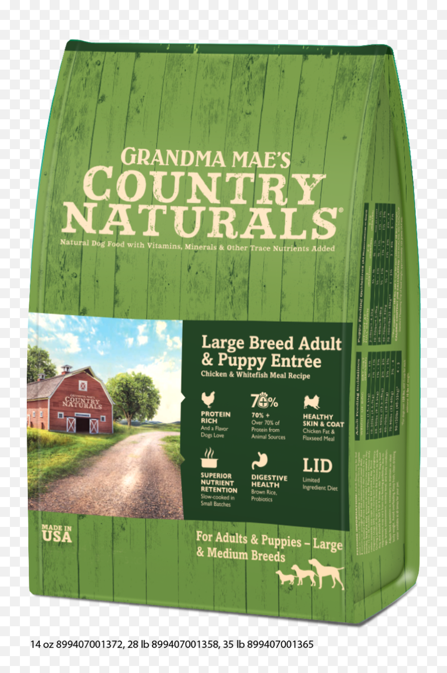 Grandma Maeu0027s Country Naturals Large Breed Dry Dog Food - Grandma Country Naturals Dog Food Png,Dry Grass Png