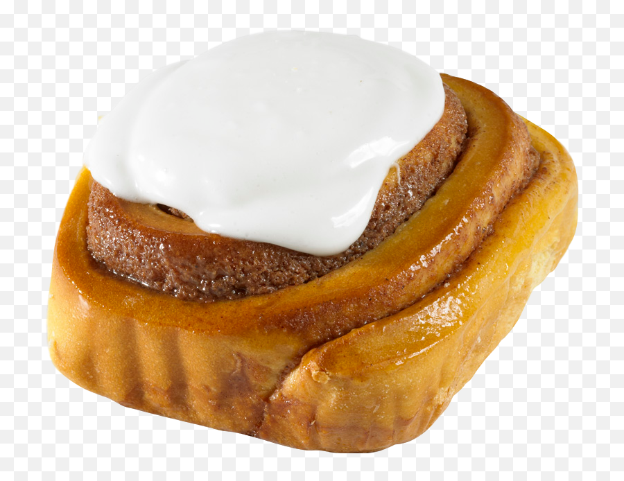 Cinnamon Bun W Cream Cheese Icing - Bun Png,Cinnamon Roll Png