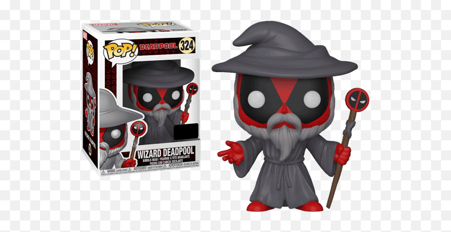 Marvel - Deadpool Playtime Wizard Pop Vinyl Figure Deadpool Wizard Funko Pop Png,Wizard Beard Png