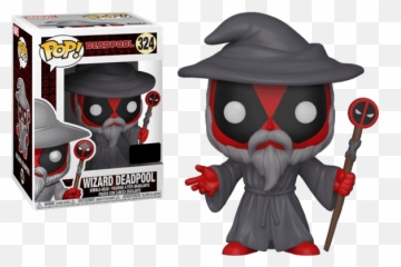 Marvel - Deadpool Playtime Wizard Pop Vinyl Figure Deadpool Wizard Funko Pop Png,Wizard Beard Png