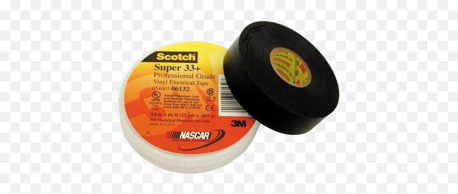 Scotch Super 33 Vinyl Electrical Tape 34 X 66u0027 - Scotch Tape Png,Scotch Tape Png