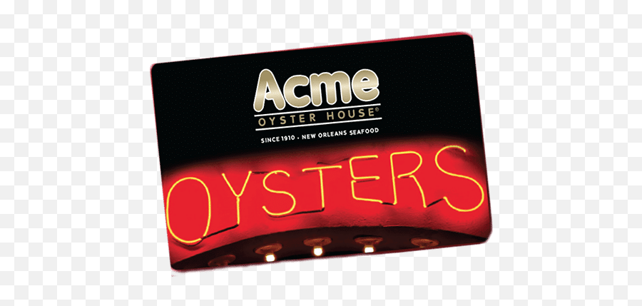 Acme Oyster House Lifeu0027s More Fun With Seafood - Orange Png,Oysters Png