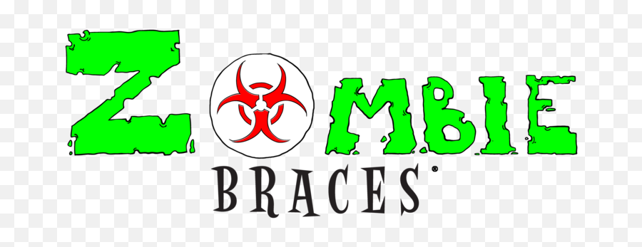 Download Zombie Braces - Clip Art Png,Braces Png