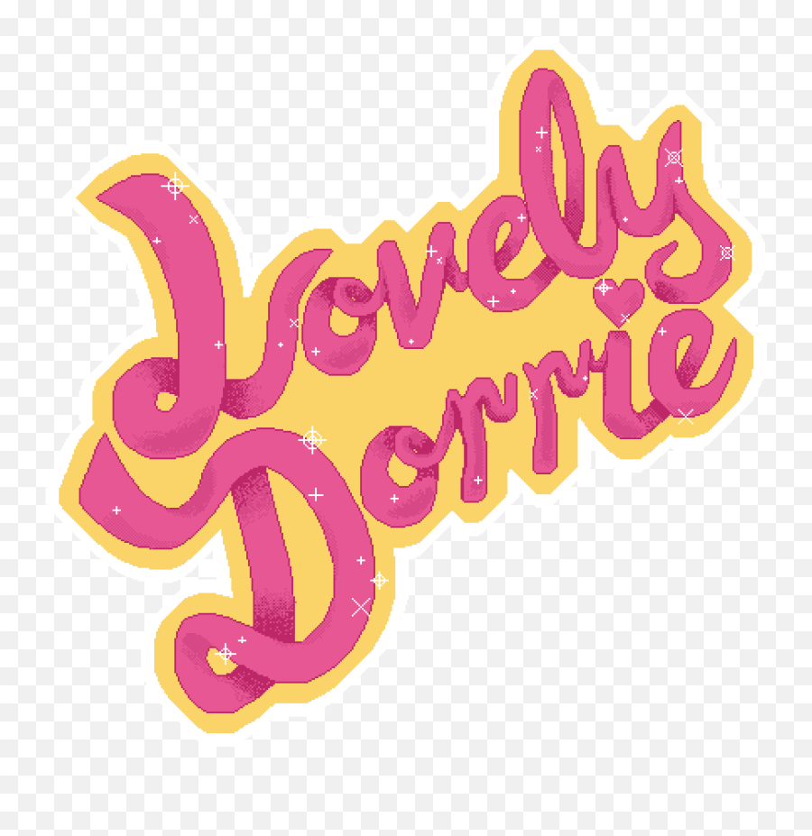 Lovelydorrie Pixel Art Business Card - Language Png,Doki Doki Logo