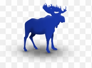 Moose Silhouette Vector - Clip Art png