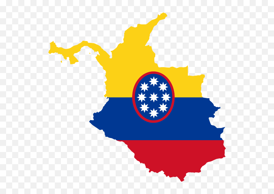 Flag - United States Of Colombia Png,Colombia Flag Png