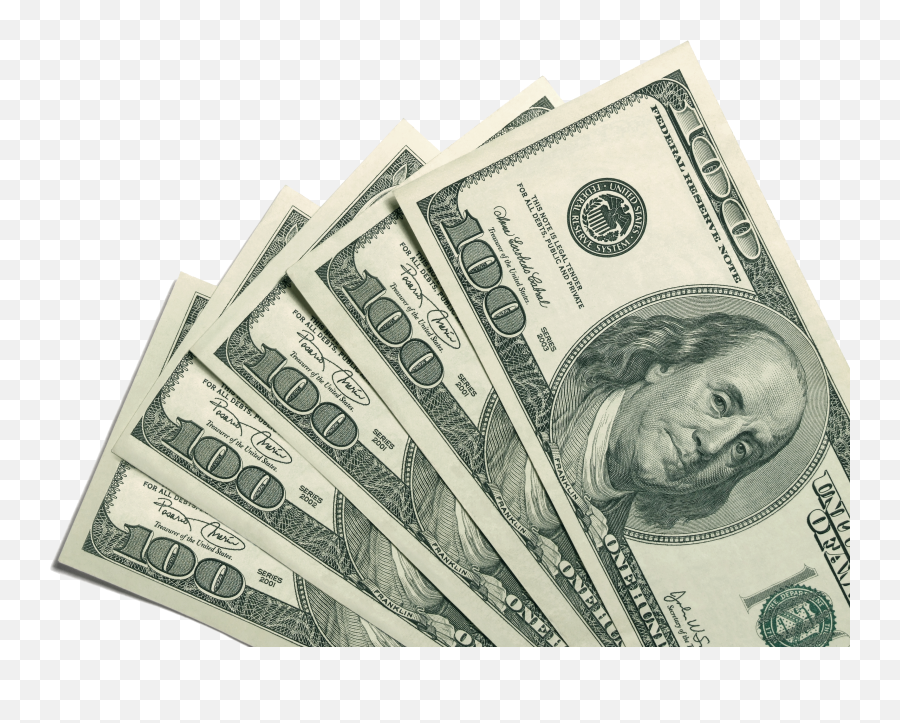 Download Hd Png Dollars Graphic - 100 Dollar Bill,Dollar Transparent