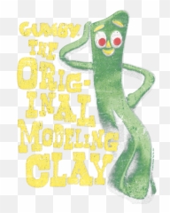Gumby - So Punny Kids Tshirt Drawing Png,Gumby Png