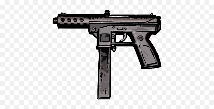 Tec - 9 Machine Pistol U2014 Woingear Png,9 Png