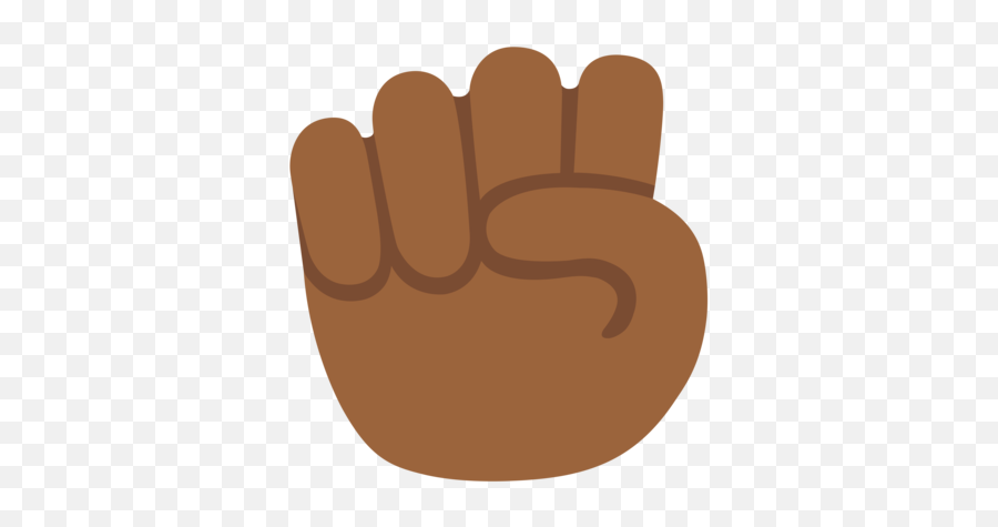 Raised Fist Medium - Dark Skin Tone Emoji Puños En Alto En Todos Los Tonos De Piel Png,Black Power Fist Png