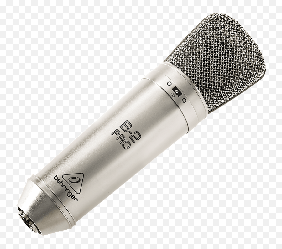 Behringer B - 2 Pro Goldsputtered Large Dualdiaphragm Studio Condenser Microphone Behringer B 2 Pro Png,Gold Microphone Png