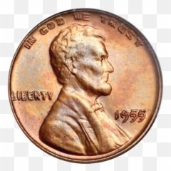 Penny Png Photos - 1955 Doubled Die Penny,Penny Png
