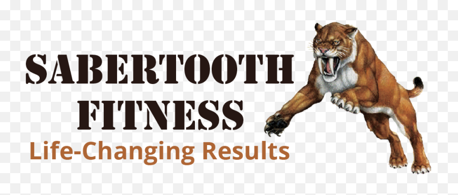 Sabertooth Fitness - Saber Tooth Tiger Png,Sabertooth Logo
