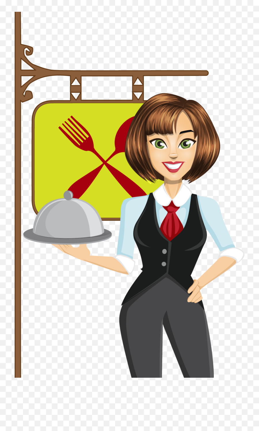 Robust Oriental Soup - Waitress Clipart Free Png,Waitress Png
