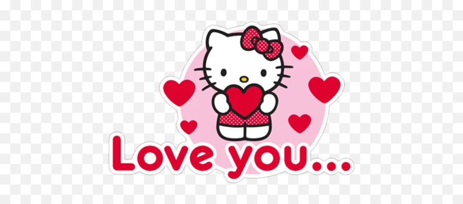 Download Hd Love You Heart Lovely Romantic - Hello Kitty Character Hello Kitty Cartoon Png,I Love Png