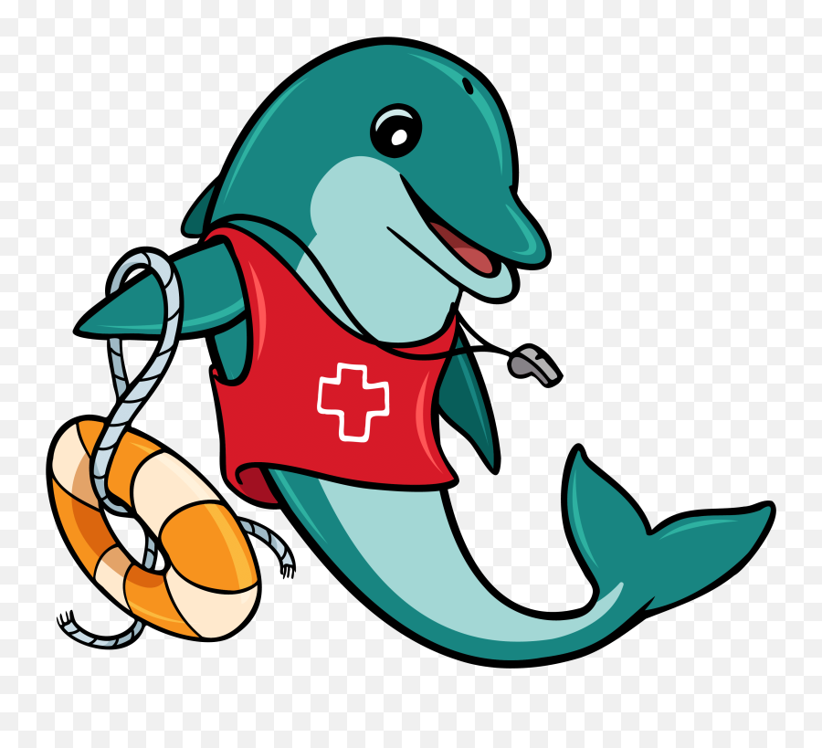 Red Cross Swim - In Zone Swimming Academy Dolphin Teacher Clipart Png,Lifeguard Png