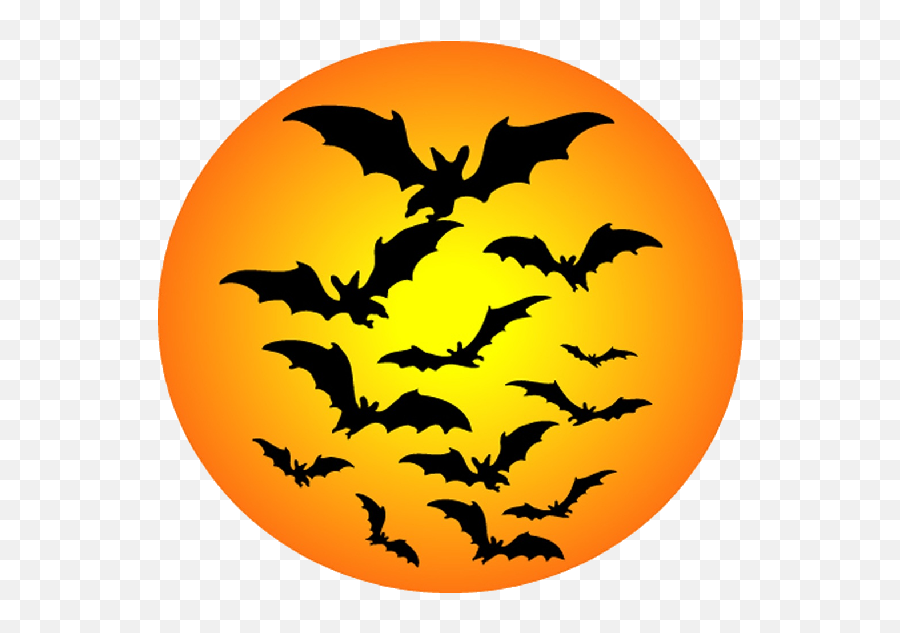 Bat Moon Png Background Image Arts - Halloween Clip Art,Moon Silhouette Png