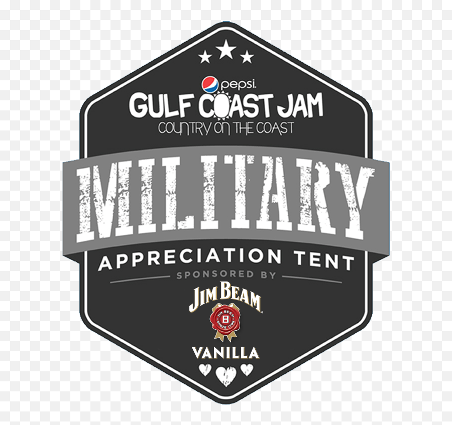 Pepsi Gulf Coast Jam Military Appreciation Tent Returns - Daita Hachiman Shrine Png,Jim Beam Logo