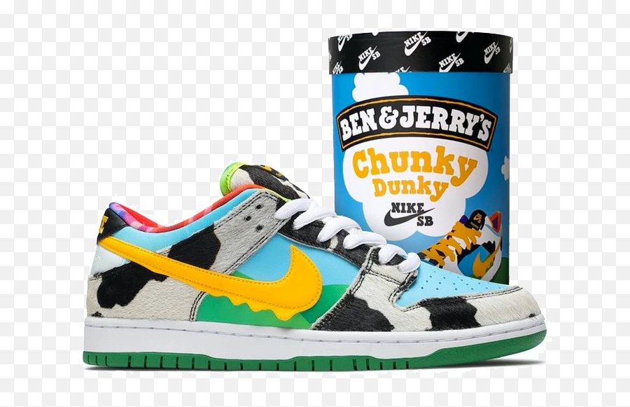 Nike Sb Dunk Low Ben U0026 Jerryu0027s Chunky Dunky Ff Packaging - Nike Dunk Ben Png,Ben And Jerry's Logo