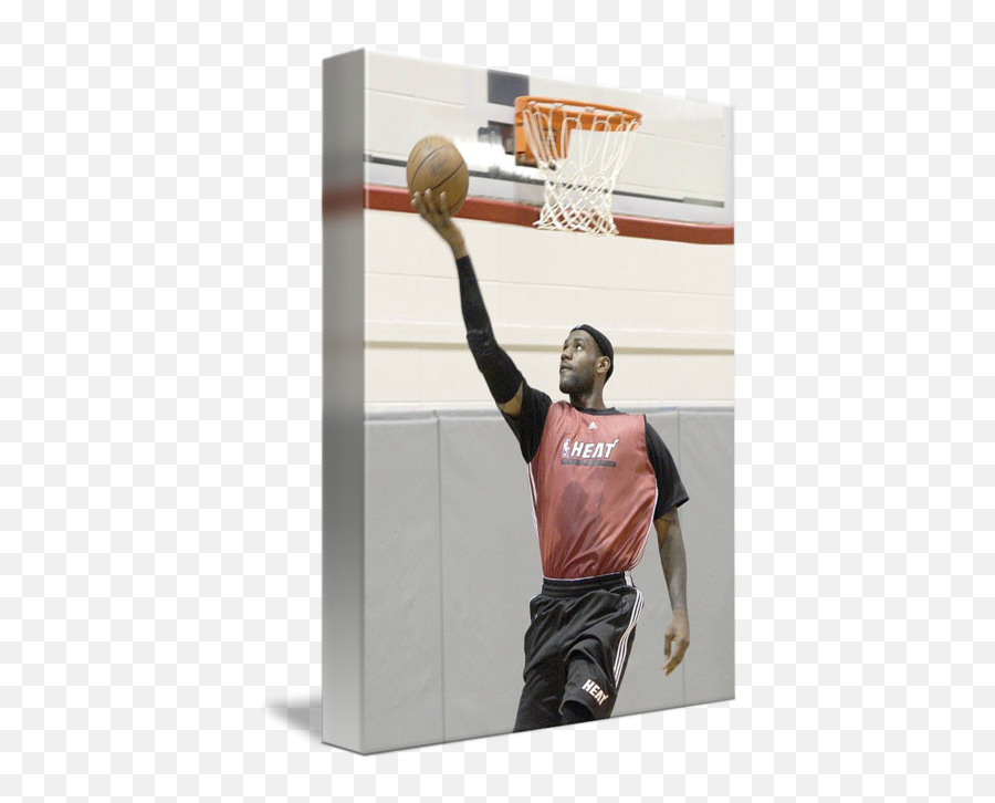 Lebron James Basket - Player Png,Lebron James Dunk Png