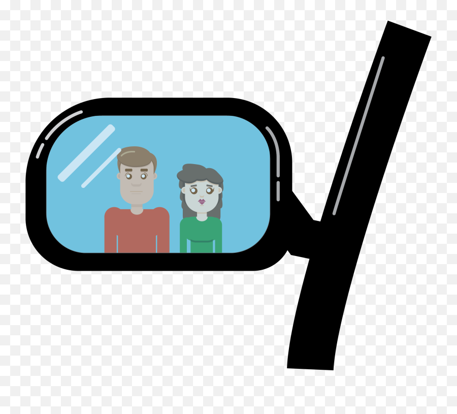 Divorce Png - Rear View Mirror Cartoon,Divorce Png