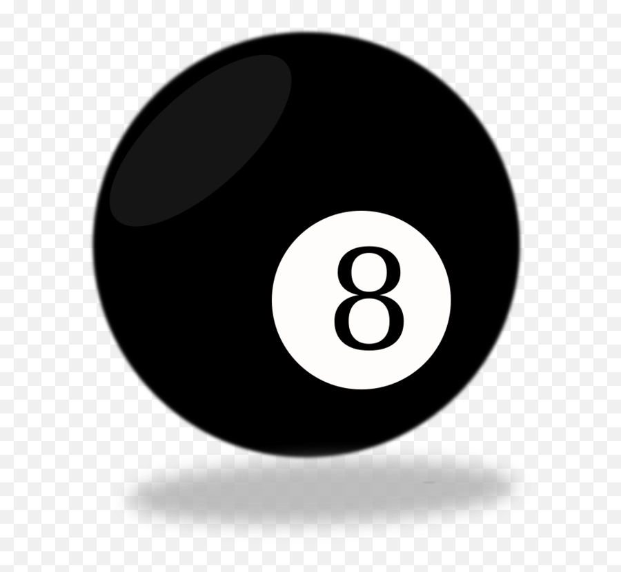 Billiard Ball Eight Png Clipart Magic 8