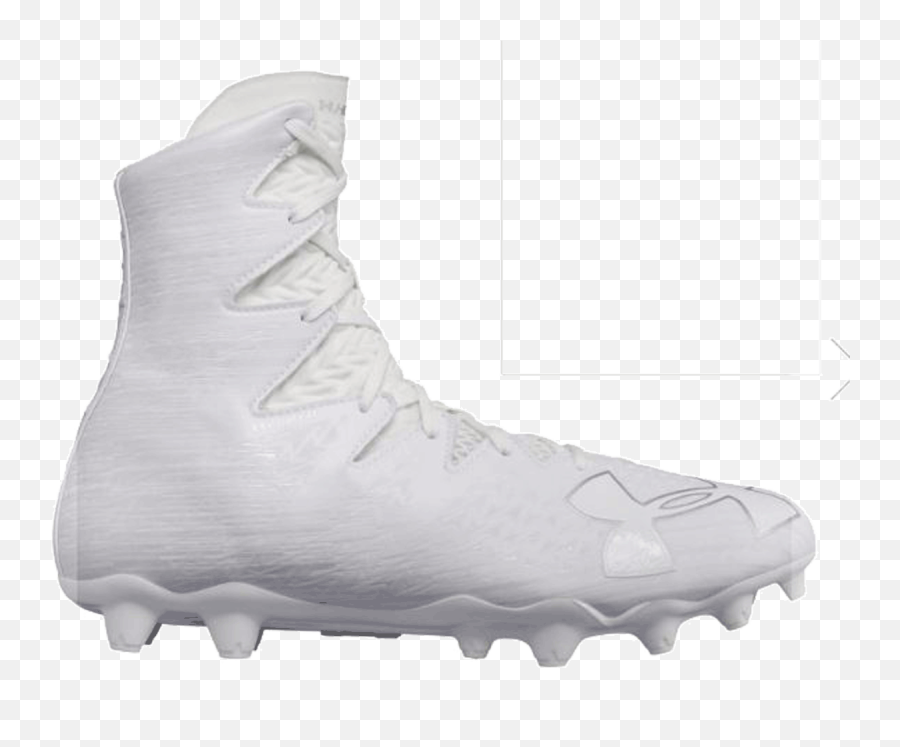 All White Under Armour Football Cleats - Ua Highlight Cleats Png,Ua Nitro Icon Low Mc