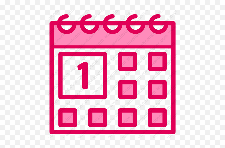 Download Calendar Vector Icon - Dot Png,Pink Calendar Icon